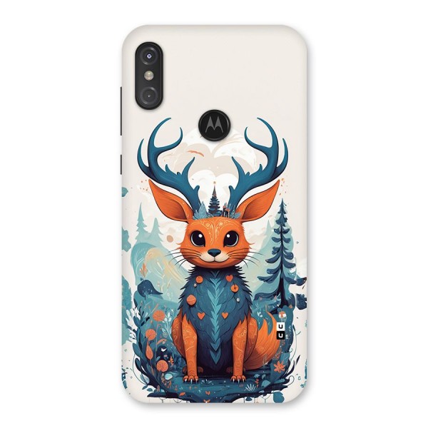 Magestic Animal Back Case for Motorola One Power