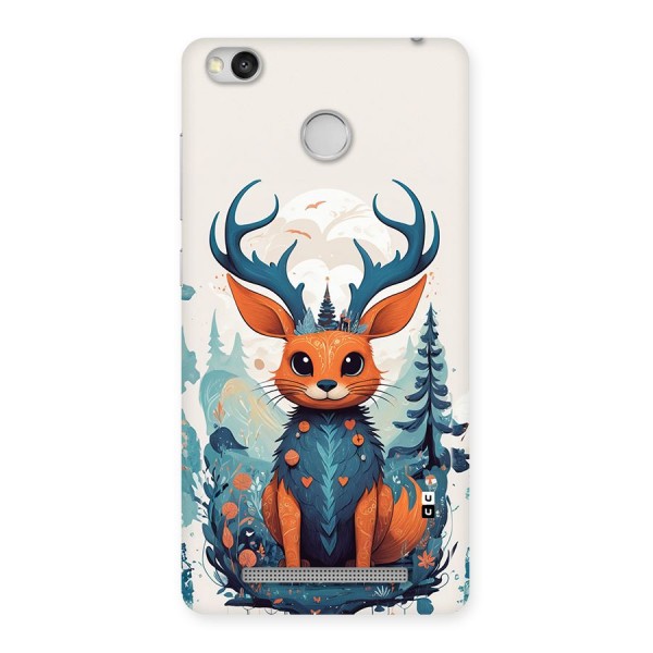 Magestic Animal Back Case for Redmi 3S Prime