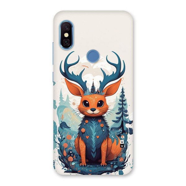 Magestic Animal Back Case for Redmi Note 6 Pro