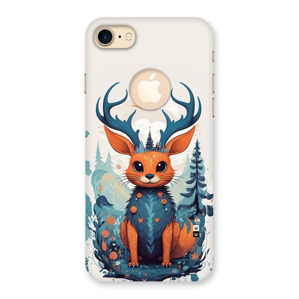 Magestic Animal Back Case for iPhone 8 Logo Cut