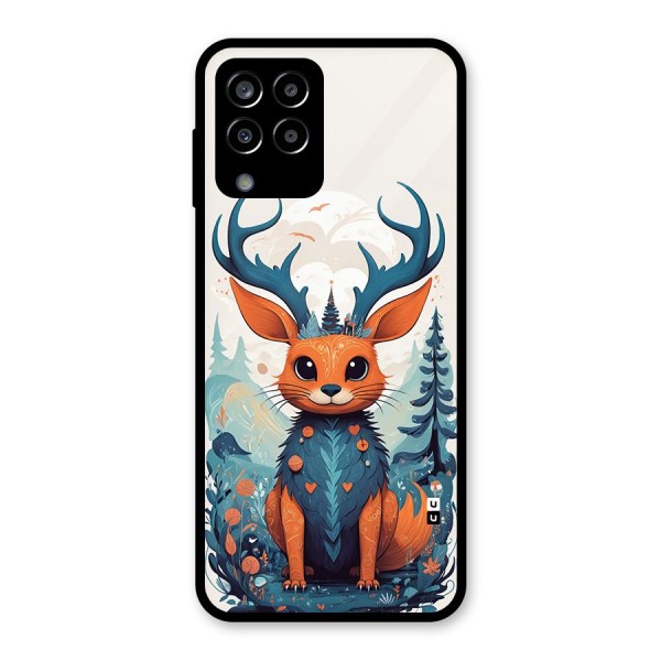 Magestic Animal Glass Back Case for Galaxy M33