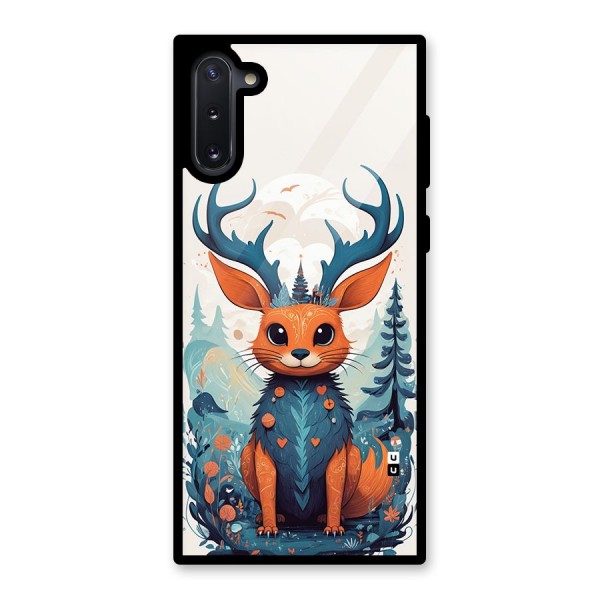 Magestic Animal Glass Back Case for Galaxy Note 10