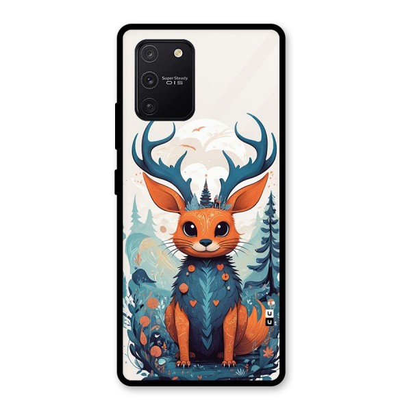 Magestic Animal Glass Back Case for Galaxy S10 Lite