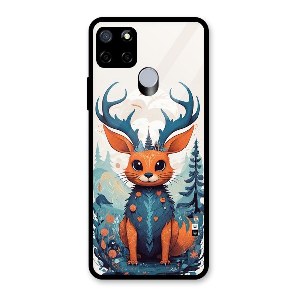 Magestic Animal Glass Back Case for Realme C15