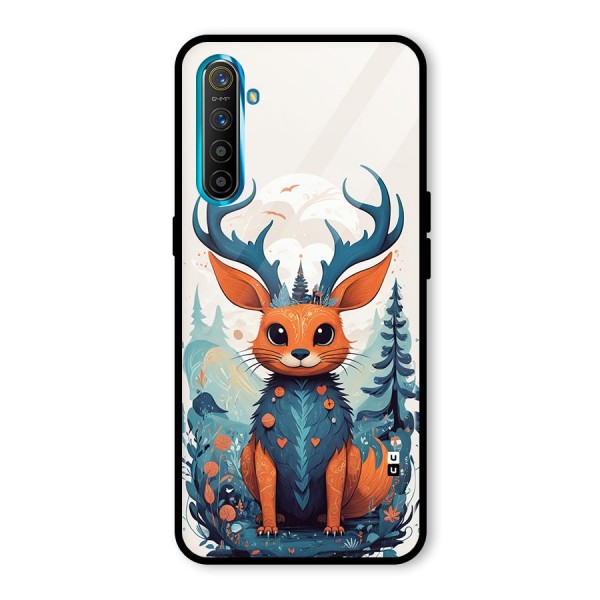 Magestic Animal Glass Back Case for Realme X2