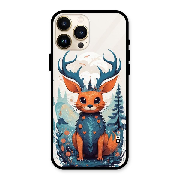 Magestic Animal Glass Back Case for iPhone 13 Pro Max