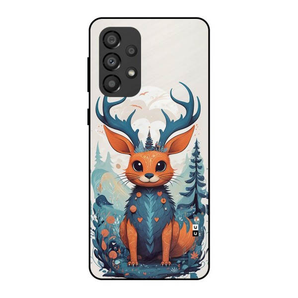 Magestic Animal Metal Back Case for Galaxy A33 5G