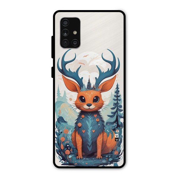 Magestic Animal Metal Back Case for Galaxy A71