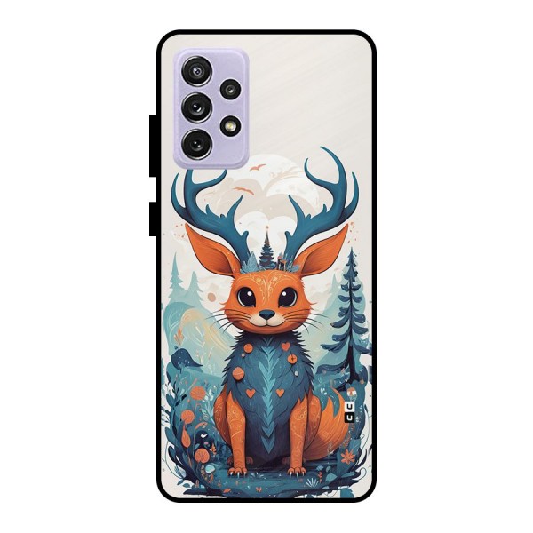 Magestic Animal Metal Back Case for Galaxy A72