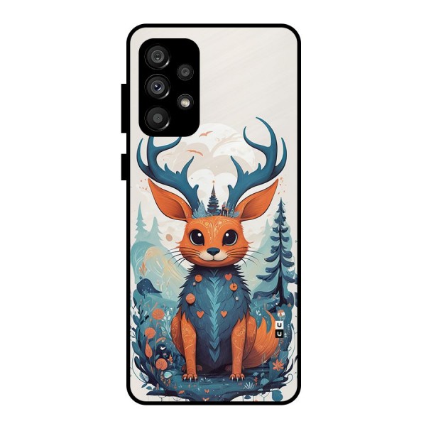 Magestic Animal Metal Back Case for Galaxy A73 5G