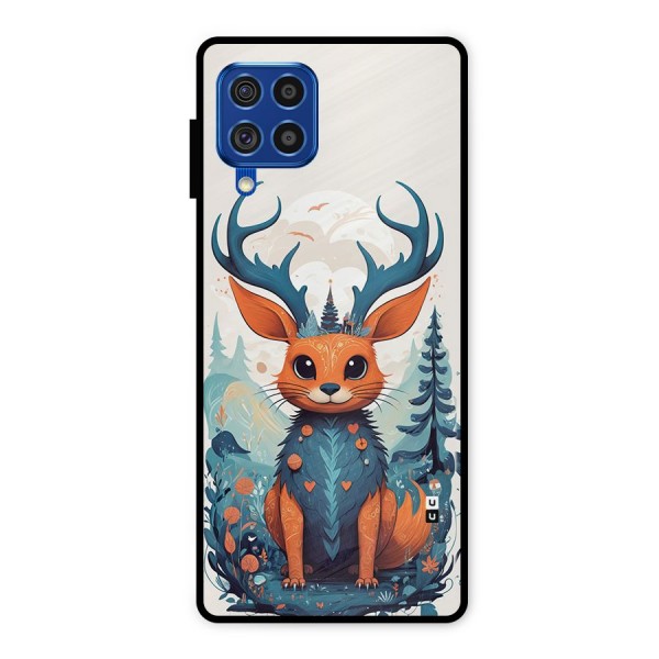 Magestic Animal Metal Back Case for Galaxy F62