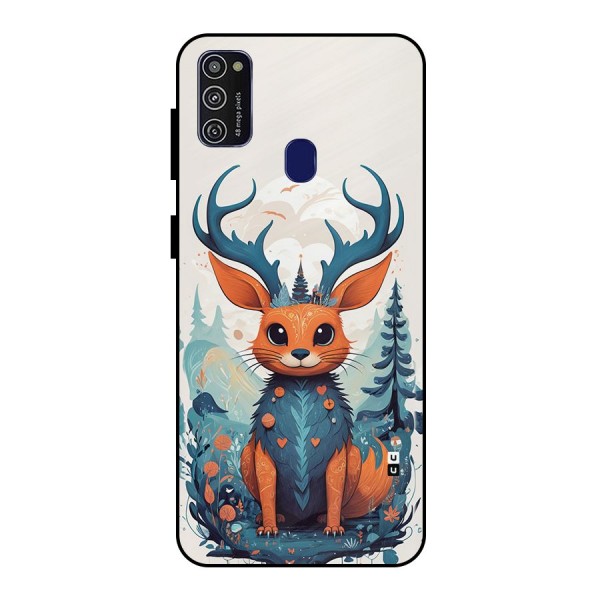 Magestic Animal Metal Back Case for Galaxy M30s