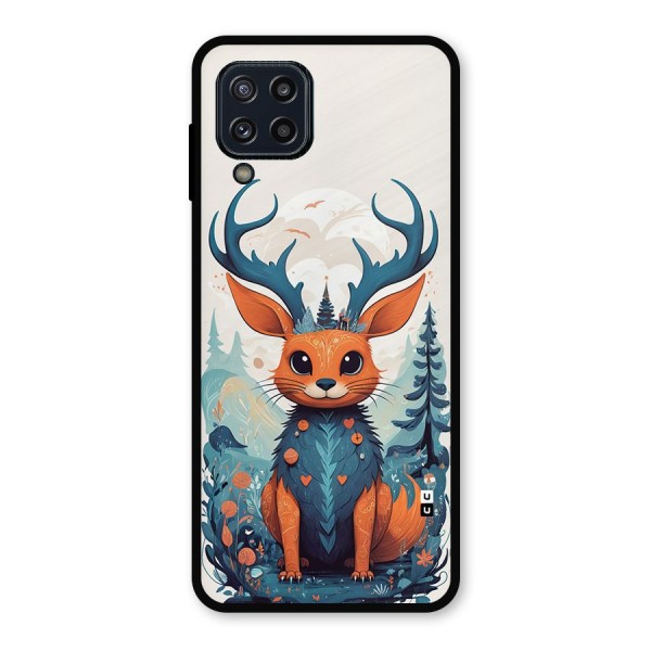 Magestic Animal Metal Back Case for Galaxy M32