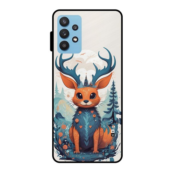 Magestic Animal Metal Back Case for Galaxy M32 5G