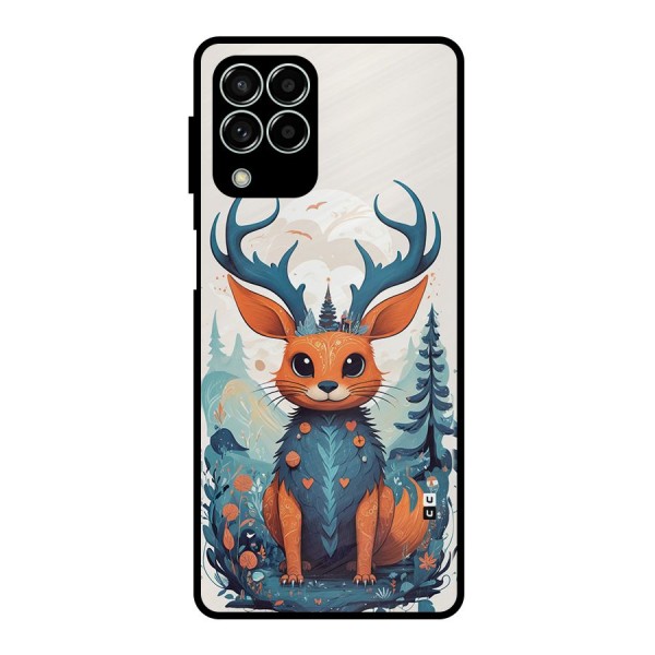 Magestic Animal Metal Back Case for Galaxy M33