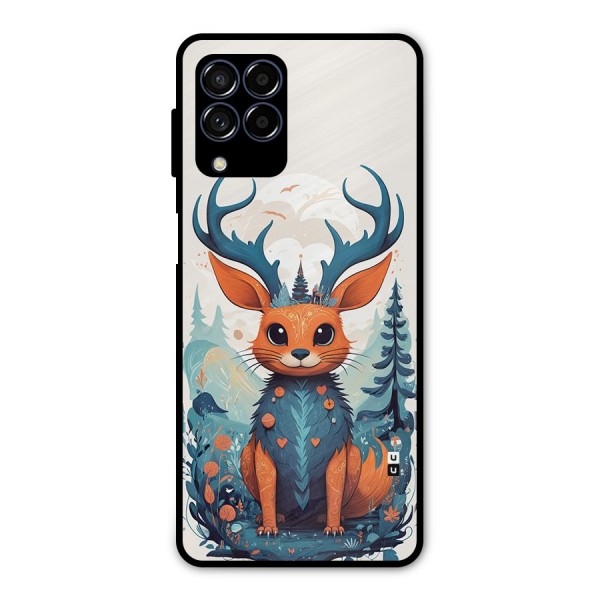 Magestic Animal Metal Back Case for Galaxy M53 5G