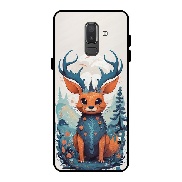 Magestic Animal Metal Back Case for Galaxy On8 (2018)