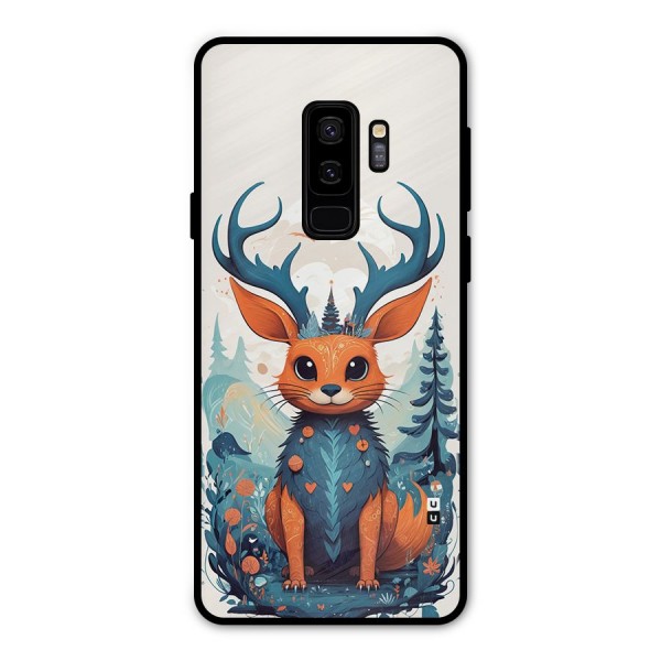 Magestic Animal Metal Back Case for Galaxy S9 Plus