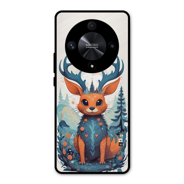 Magestic Animal Metal Back Case for Honor X9b