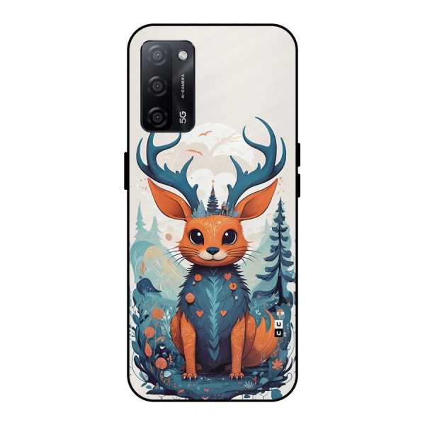 Magestic Animal Metal Back Case for Oppo A53s 5G