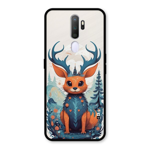 Magestic Animal Metal Back Case for Oppo A9 (2020)