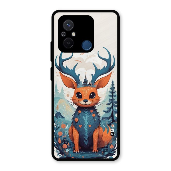 Magestic Animal Metal Back Case for Poco C55