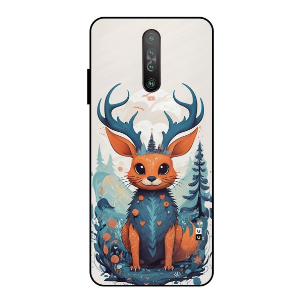 Magestic Animal Metal Back Case for Poco X2