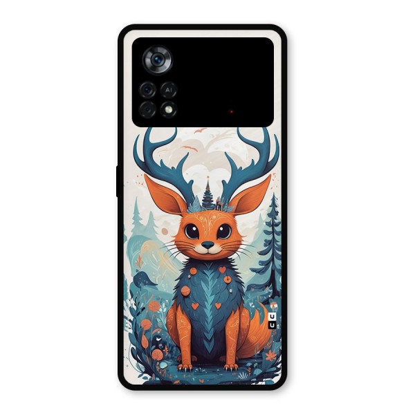 Magestic Animal Metal Back Case for Poco X4 Pro 5G