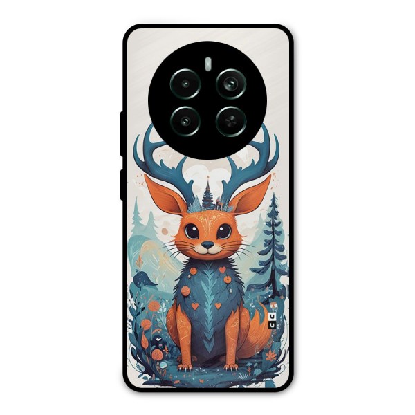 Magestic Animal Metal Back Case for Realme 12 Pro Plus