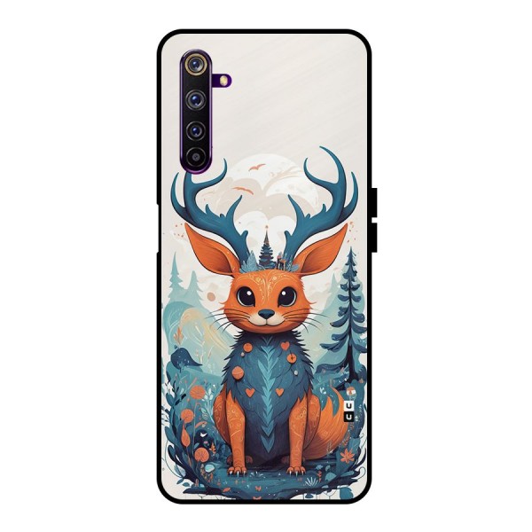 Magestic Animal Metal Back Case for Realme 6 Pro