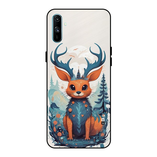 Magestic Animal Metal Back Case for Realme C3