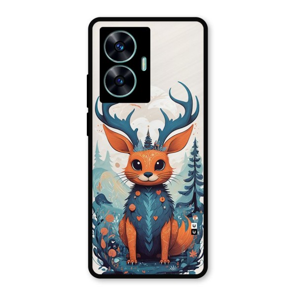 Magestic Animal Metal Back Case for Realme C55