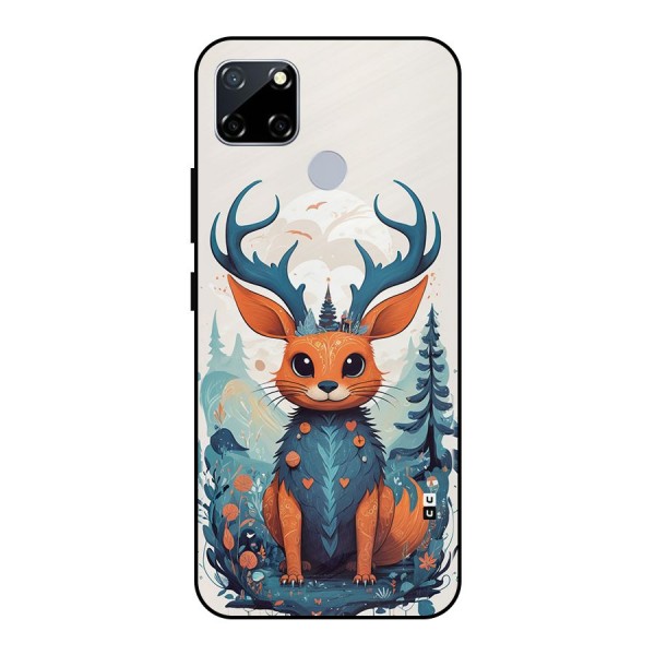 Magestic Animal Metal Back Case for Realme Narzo 20