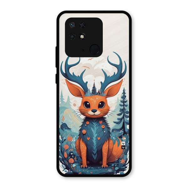 Magestic Animal Metal Back Case for Redmi 10