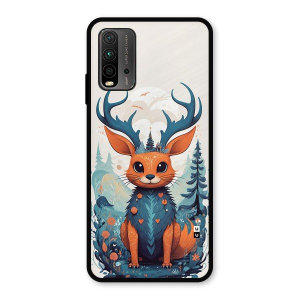 Magestic Animal Metal Back Case for Redmi 9 Power