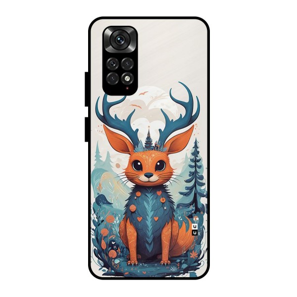 Magestic Animal Metal Back Case for Redmi Note 11 Pro