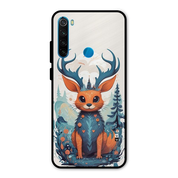 Magestic Animal Metal Back Case for Redmi Note 8