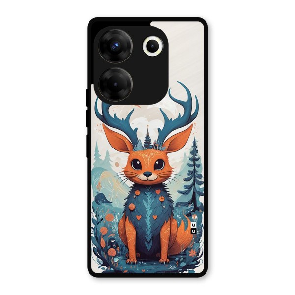 Magestic Animal Metal Back Case for Tecno Camon 20 Pro