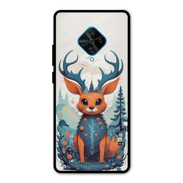 Magestic Animal Metal Back Case for Vivo S1 Pro