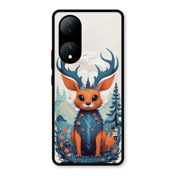 Magestic Animal Metal Back Case for Vivo T2