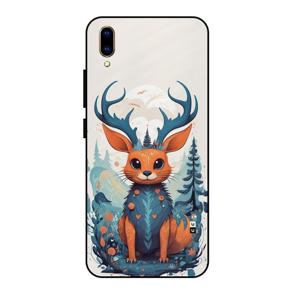 Magestic Animal Metal Back Case for Vivo V11 Pro