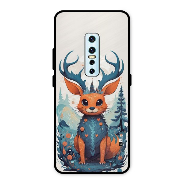 Magestic Animal Metal Back Case for Vivo V17 Pro