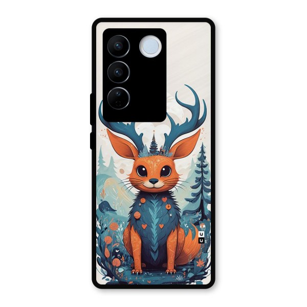 Magestic Animal Metal Back Case for Vivo V27