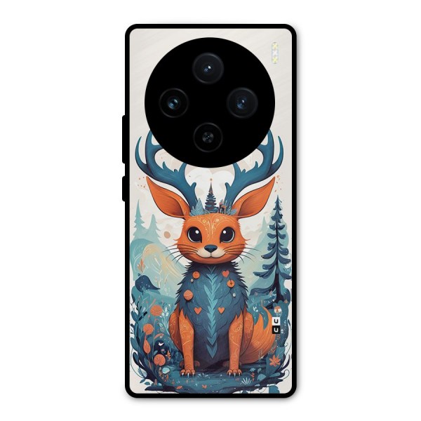 Magestic Animal Metal Back Case for Vivo X100