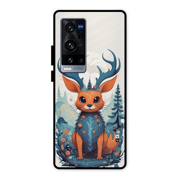 Magestic Animal Metal Back Case for Vivo X60 Pro Plus