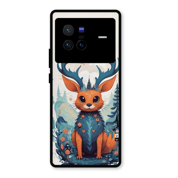 Magestic Animal Metal Back Case for Vivo X80