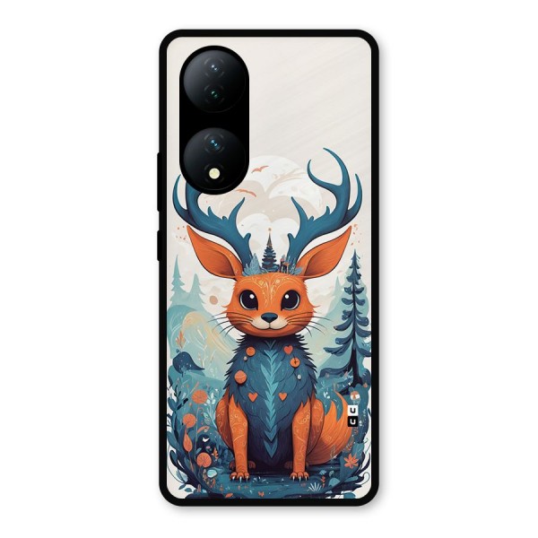 Magestic Animal Metal Back Case for Vivo Y100