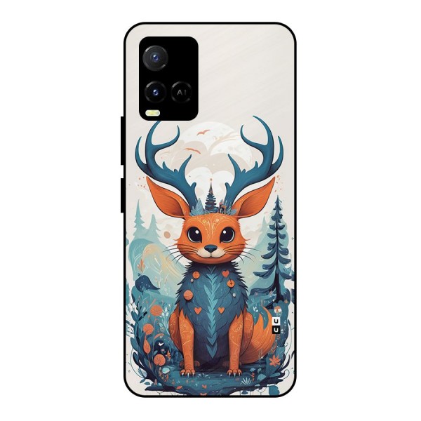 Magestic Animal Metal Back Case for Vivo Y21