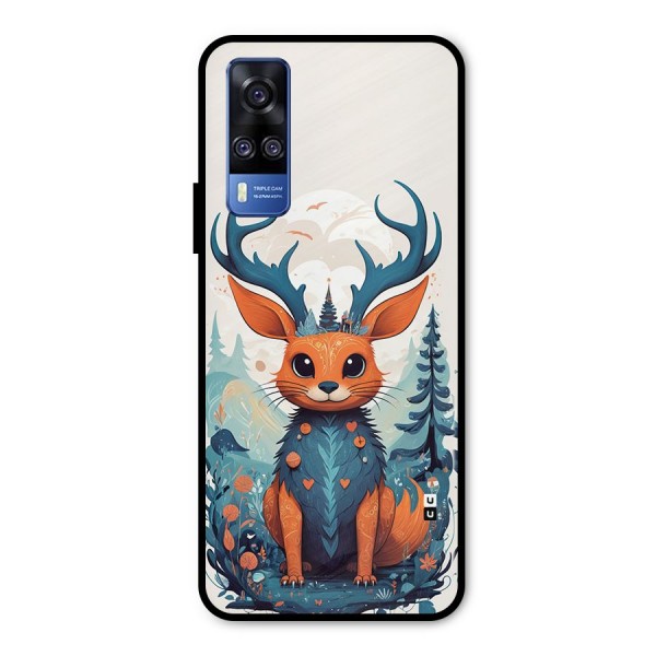 Magestic Animal Metal Back Case for Vivo Y31