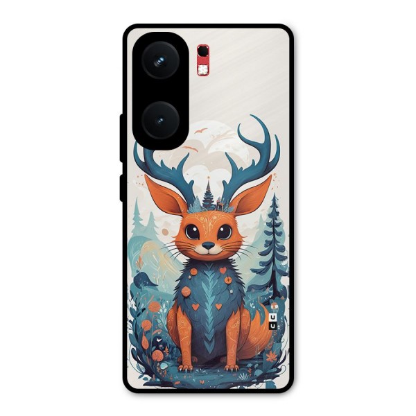 Magestic Animal Metal Back Case for iQOO Neo 9 Pro